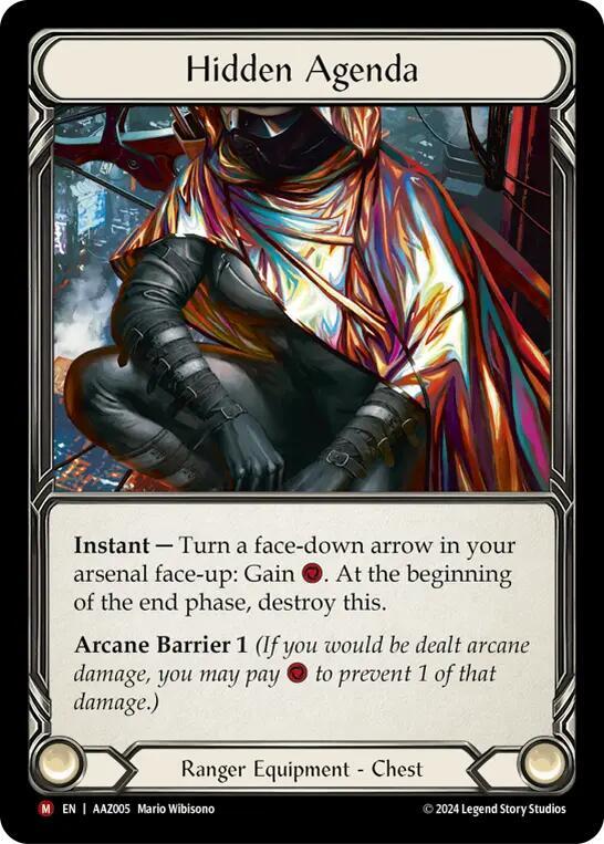 Hidden Agenda - Armory Deck: Azalea - Flesh and Blood TCG