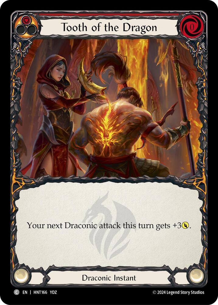 Tooth of the Dragon (Red) - The Hunted - Flesh and Blood TCG