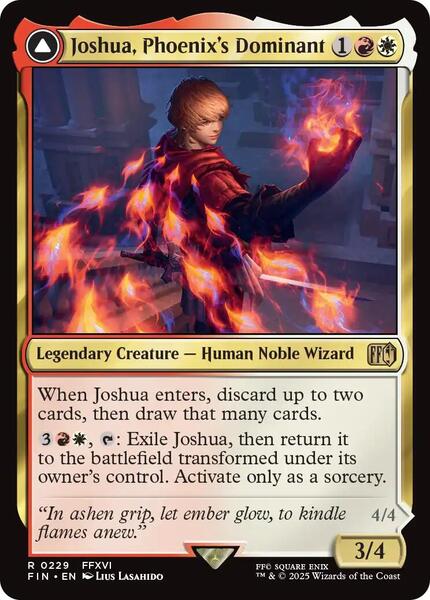 Joshua, Phoenix's Dominant - FINAL FANTASY - Magic: The Gathering