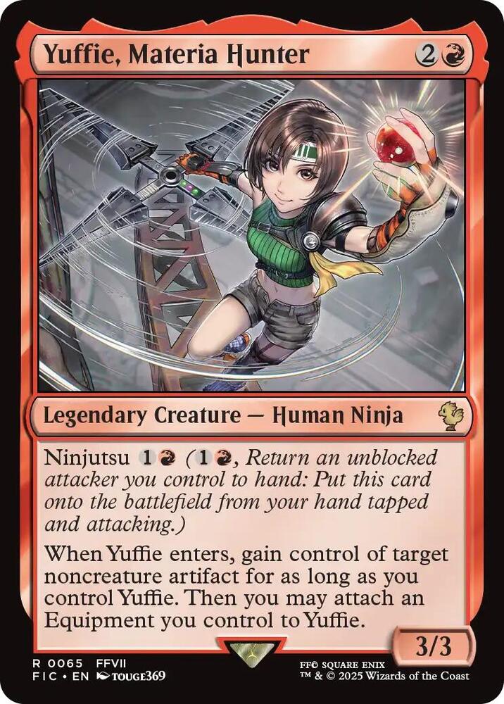 Yuffie, Materia Hunter (Surge Foil) - Commander: FINAL FANTASY