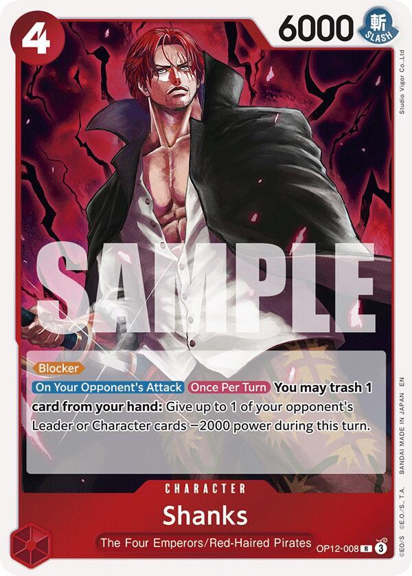 Shanks (008) - Legacy of the Master - One Piece Card Game