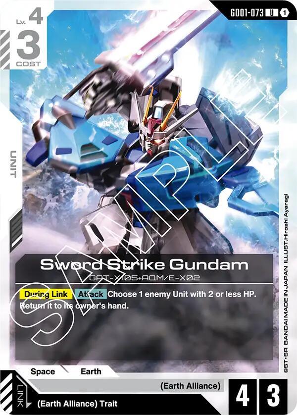 Sword Strike Gundam - Newtype Rising - Gundam Card Game