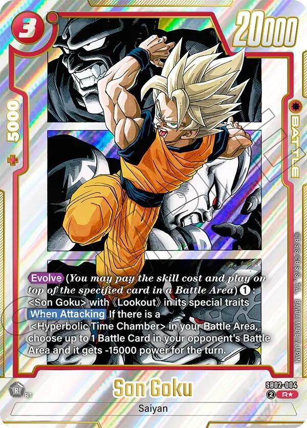 Son Goku - SB02-004 (Alternate Art) - Manga Booster 02 - Dragon