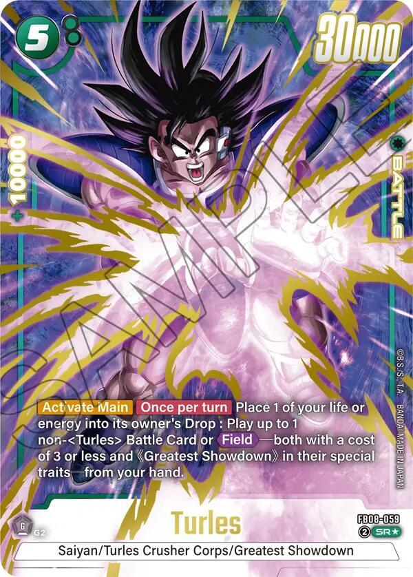 Turles - FB08-059 (Alternate Art) - Saiyan's Pride - Dragon Ball