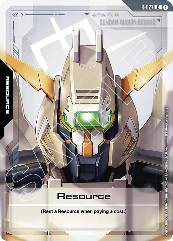 Resource (R-027) - Steel Requiem - Gundam Card Game - TCGplayer.com