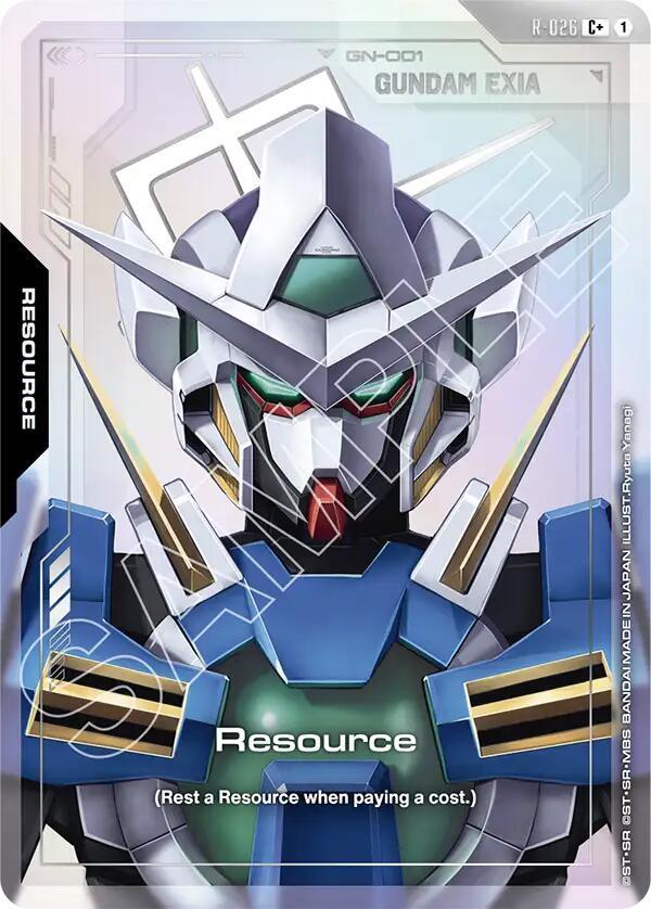 Resource (R-026) (C+) - Steel Requiem - Gundam Card Game