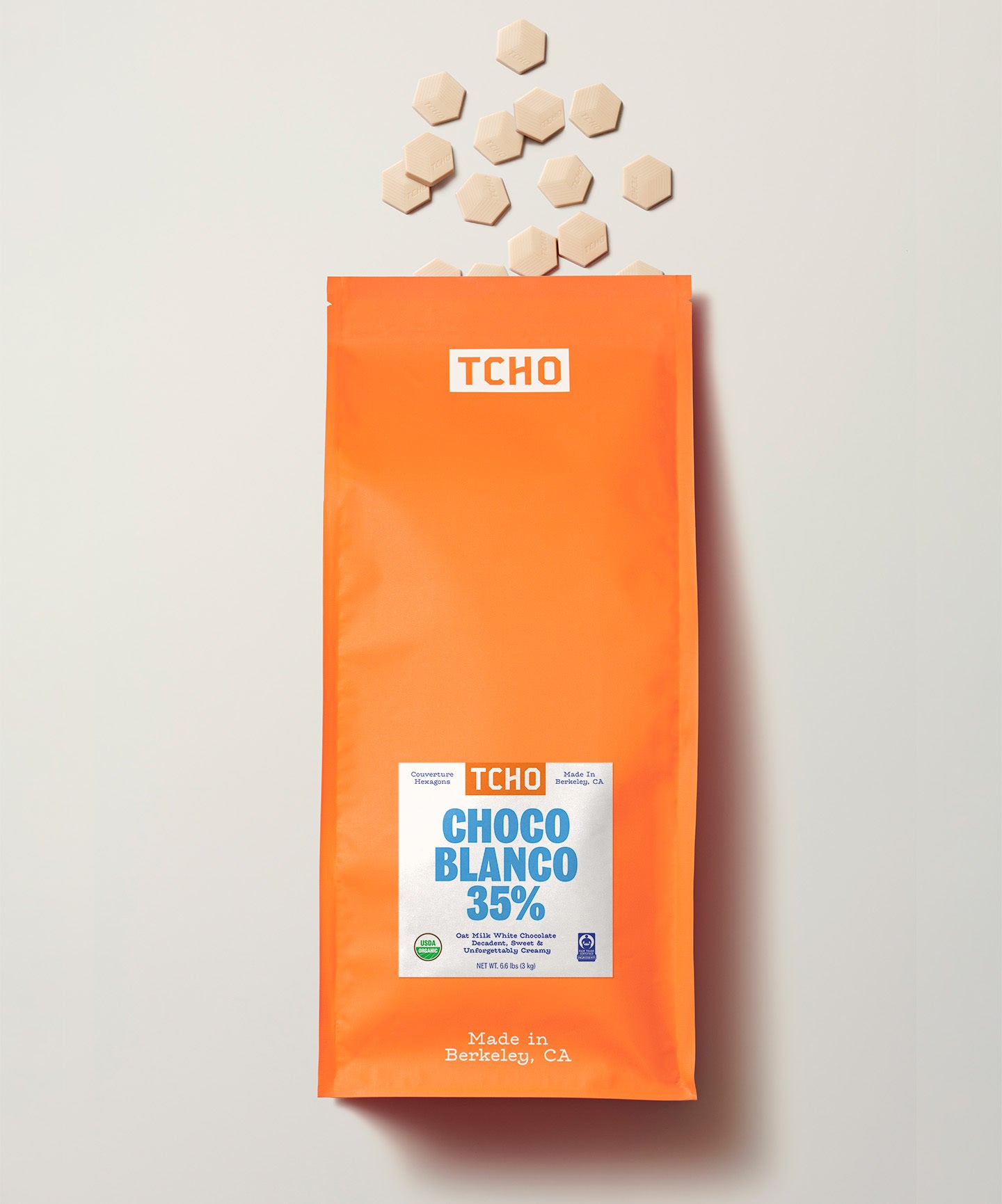 Choco Blanco - 35% Oat Milk White Baking Chocolate | TCHO