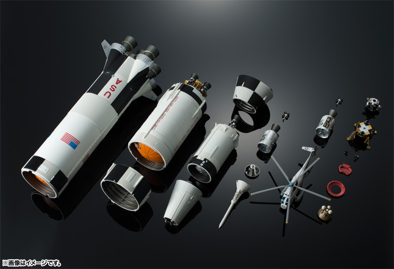 Adult CHOGOKIN Apollo 13 & Saturn V Rocket |TAMASHII WEB