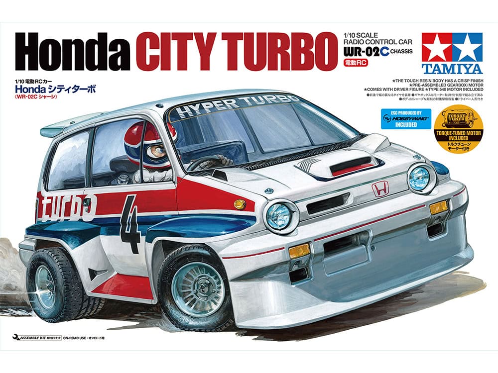 Tamiya 58611 1/10 Honda City Turbo (WR-02C Chassis) - 田宮模型香港