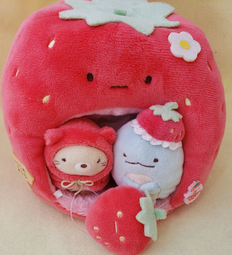 200412 すみっコぐらし 喫茶すみっコでいちごフェアシリーズ てのり