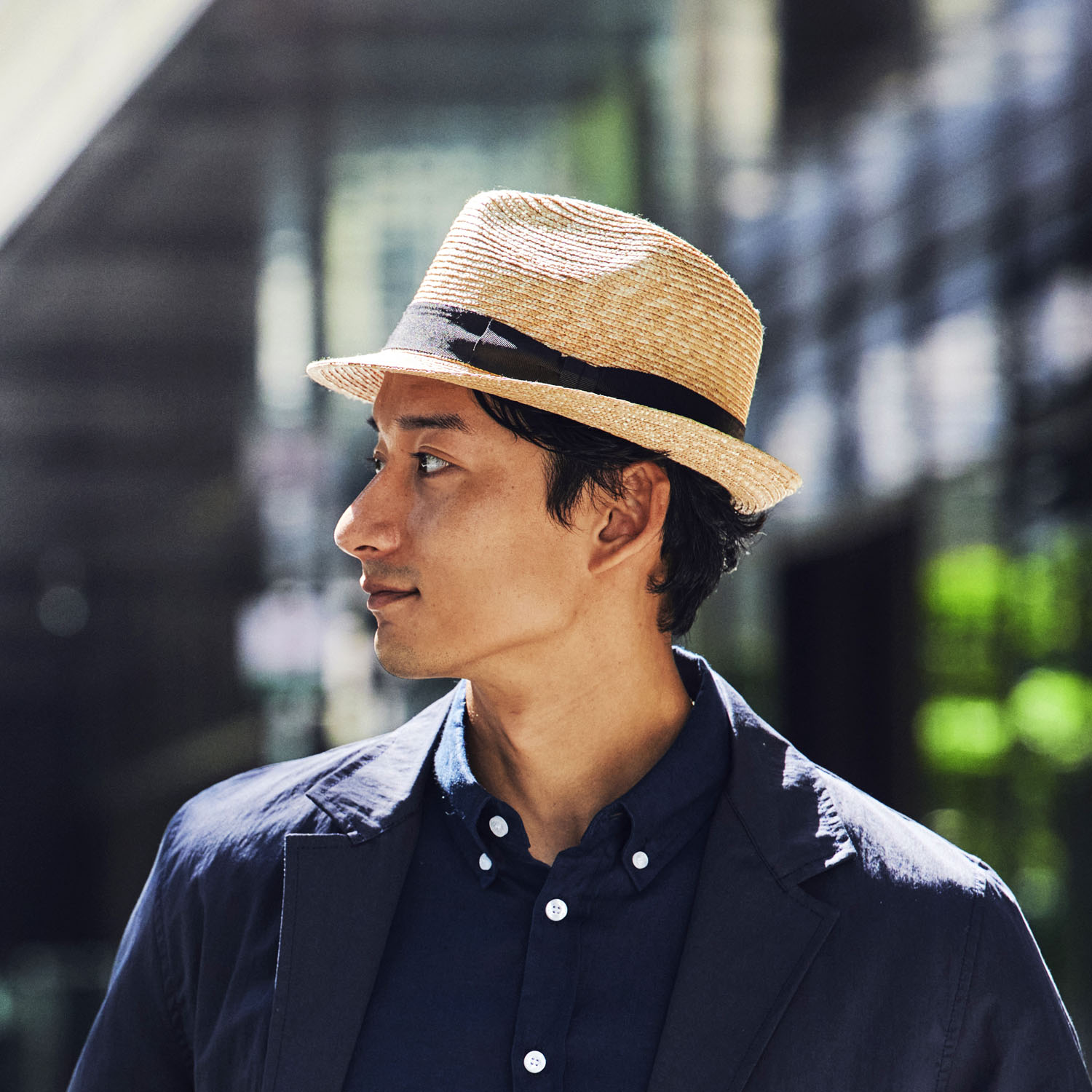 田中帽子店Simone（シモン）細麦中折れハット／58cm 61cm 紳士用帽子