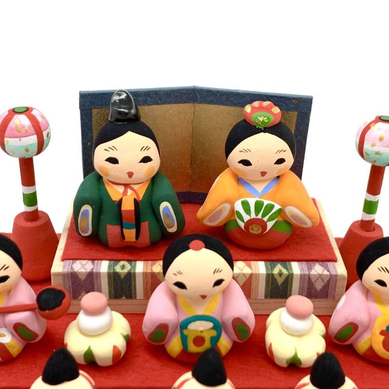 土人形］門司ヶ関人形／五人囃子組物 - 旅猫雑貨店オンライン ｜ 通販