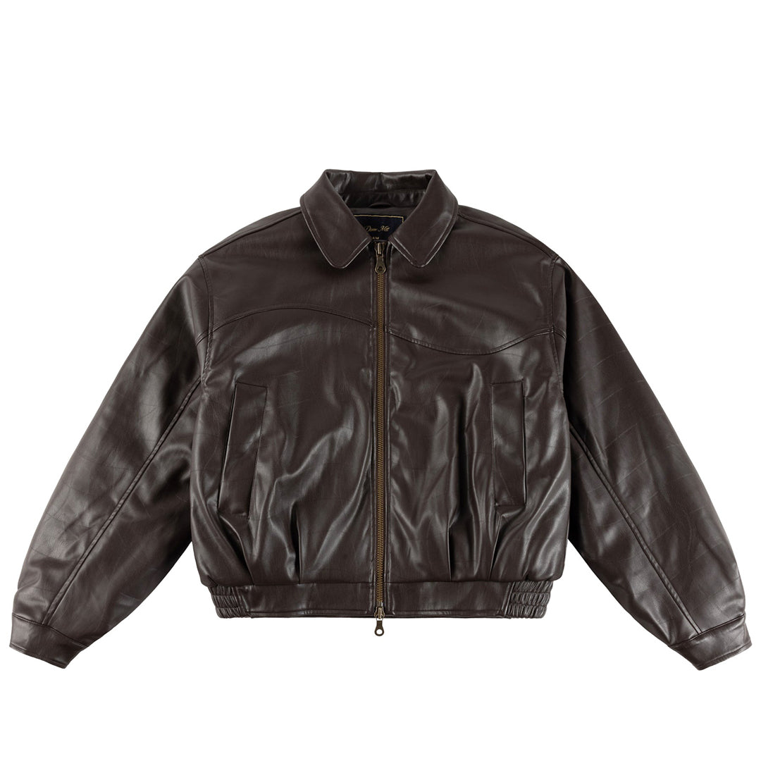 DIME MTL（ダイム モントリオール）| DEBOSSED WAVY JACKET / BROWN