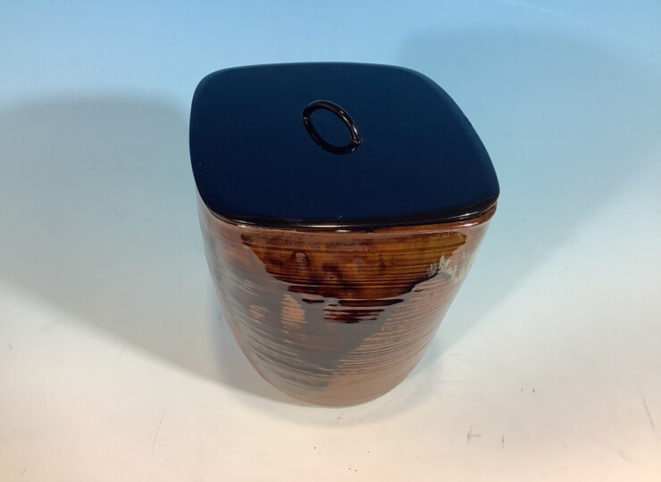 水指 高取焼 菱 高取八山作 | 泰山