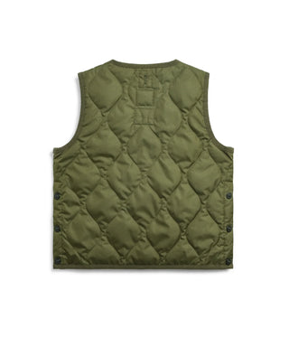 KIDS】ミリタリー クルーネックボタン ダウンベスト – TAIONインナー