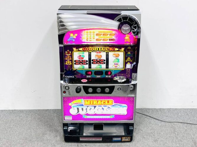 北電子 パチスロ実機 スーパーミラクルジャグラーを北九州市小倉北区で