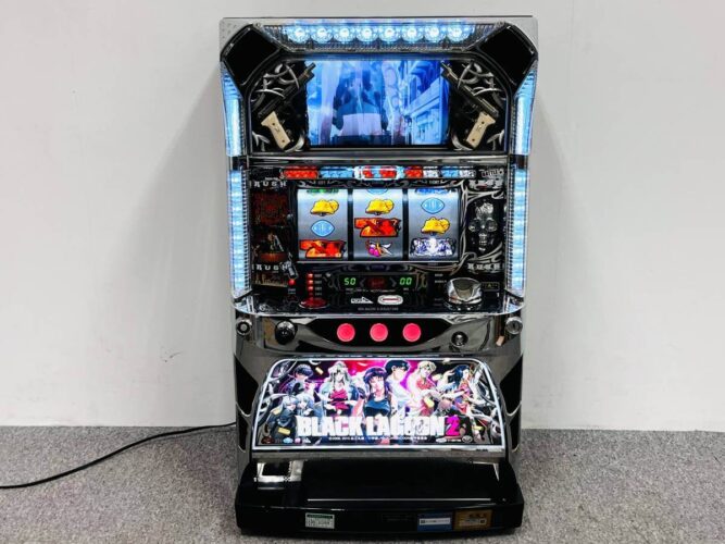 初代BLACK LAGOON 不要機付き スロット実機 BLACK LAGOON 初代 実機