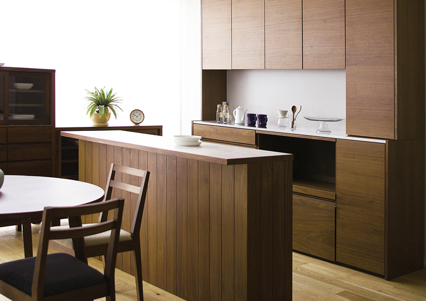 ヴィネ180下台 WALNUT (天板別売り)(W180×D37×H88cm)税込￥198,000