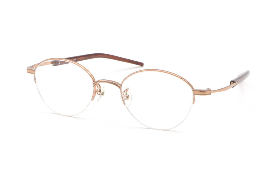 999.9(フォーナインズ) S-658T-1012ローズゴールド/レッドブラウン(47