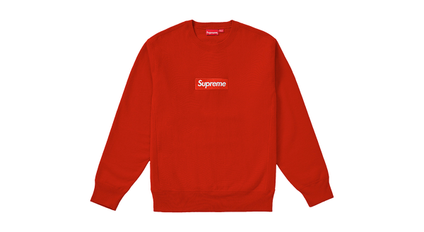 Supreme Box Logo Crewneck Rust (FW18) – Takeoff Copenhagen