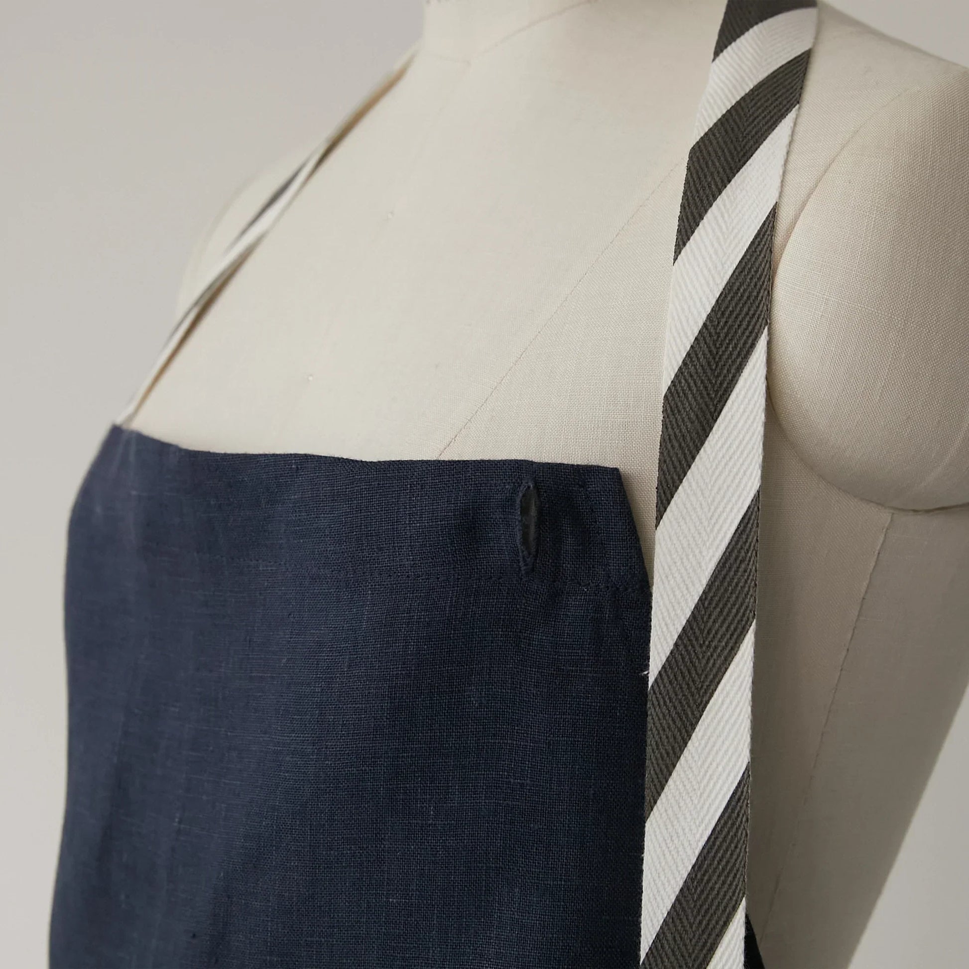 新色】TAKIMAKI ORIGINAL ORGANIC APRON / SAX BLUE – TKMK