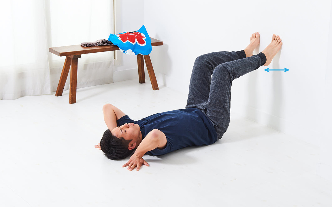 壁を利用したふくらはぎ（腓腹筋・ヒラメ筋）を鍛える筋トレ