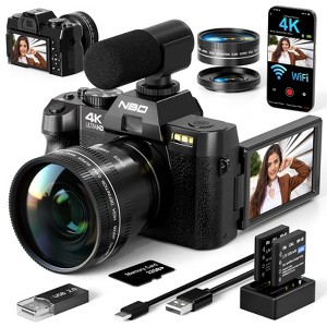 NBD 4K Digital Camera for Photography, 48MP Autofocus Vlogging