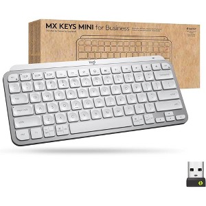 Logitech MX Keys Mini for Business Keyboard - Pale Gray : Target