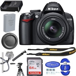 Nikon D3000/D3500 10.2MP Digital SLR Camera with 18-55mm Starter