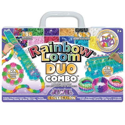 Rainbow Loom- Jewel Collection, DUO Combo Set Features, 4,000