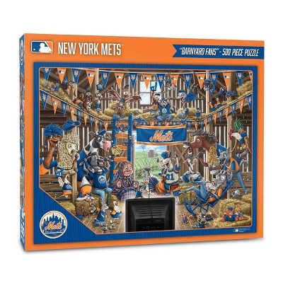 MLB Los Angeles Dodgers Barnyard Fans Puzzle - 500pc : Target