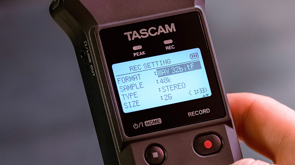 DR-07XP | 2-Channel 32-Bit Float Handheld Recorder With USB-C