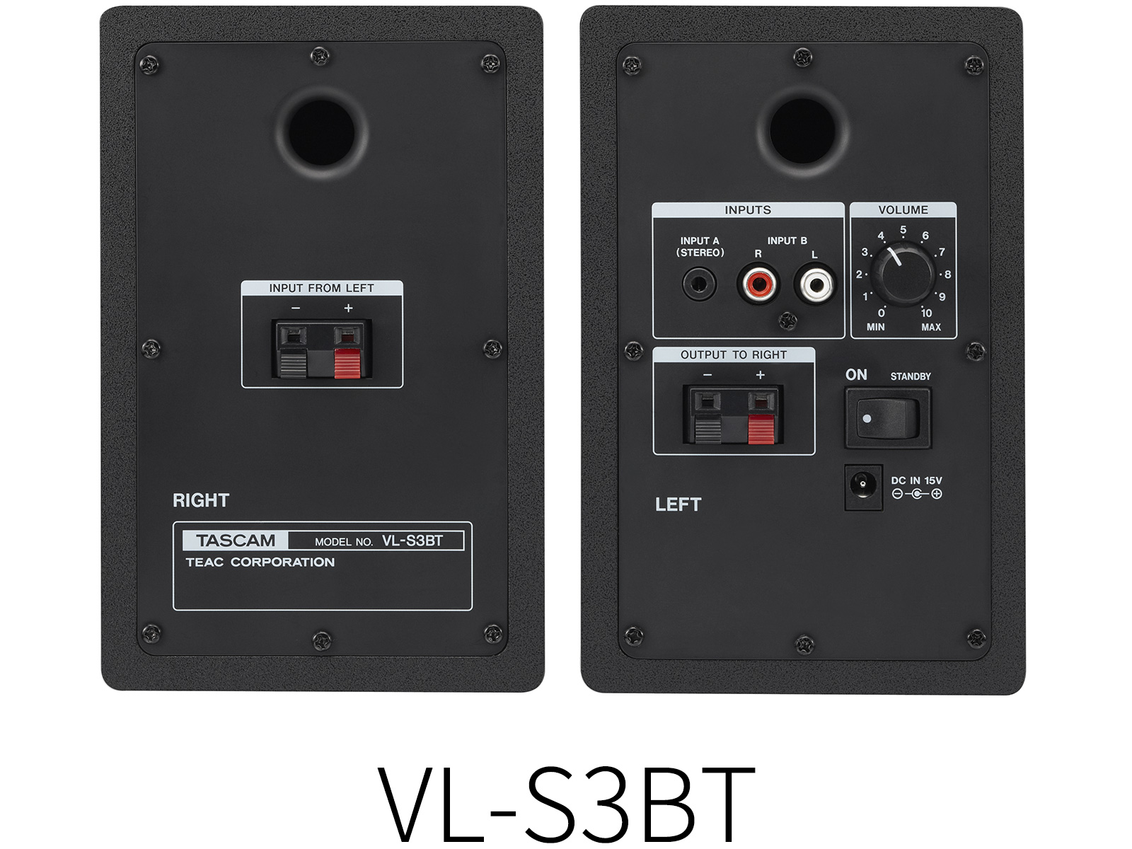 VL-S3/VL-S3BT | デスクトップパワードモニタースピーカー | TASCAM (日本)