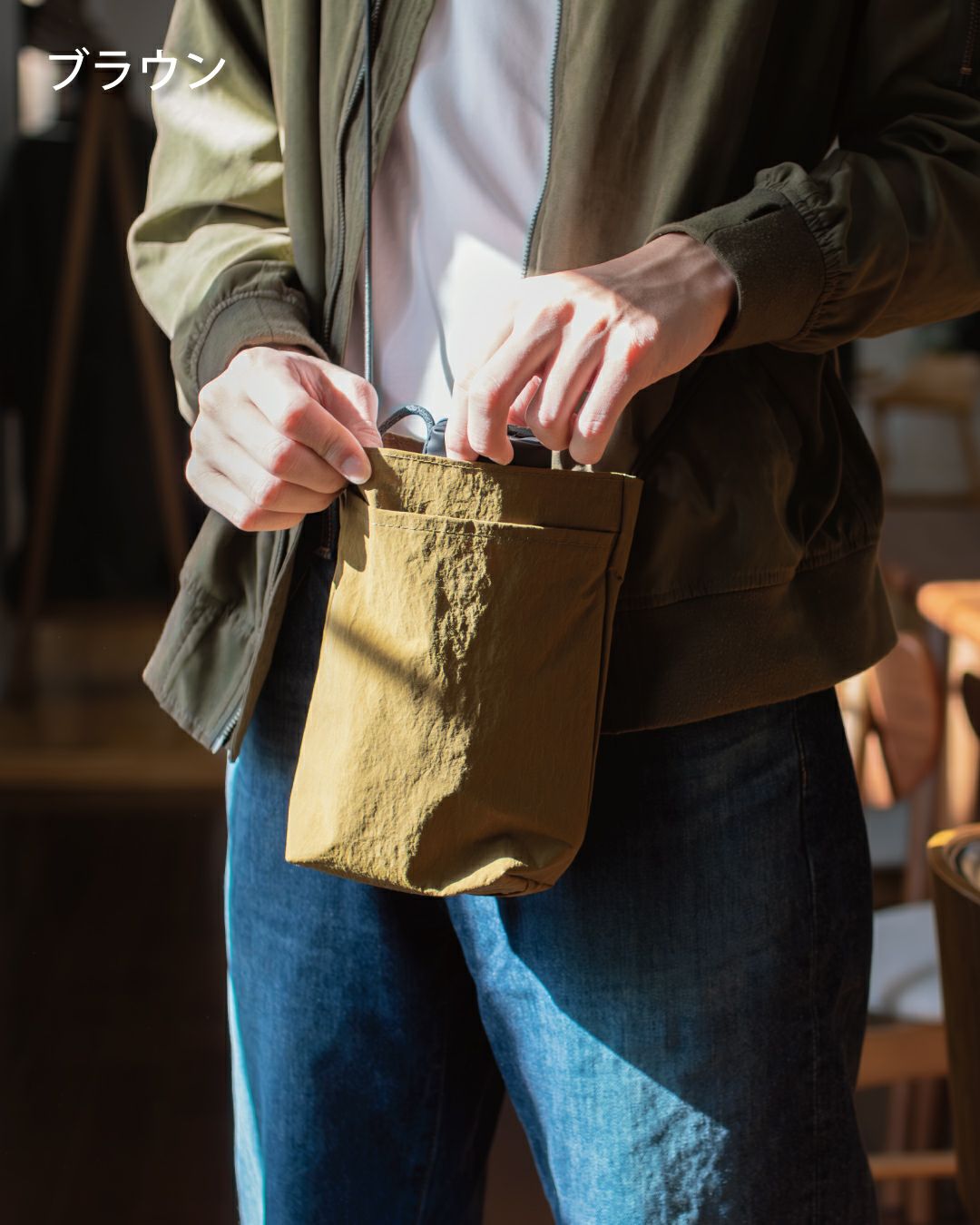 Pocket bag ショルダーバッグ スマホポーチ サコッシュ Tps-181