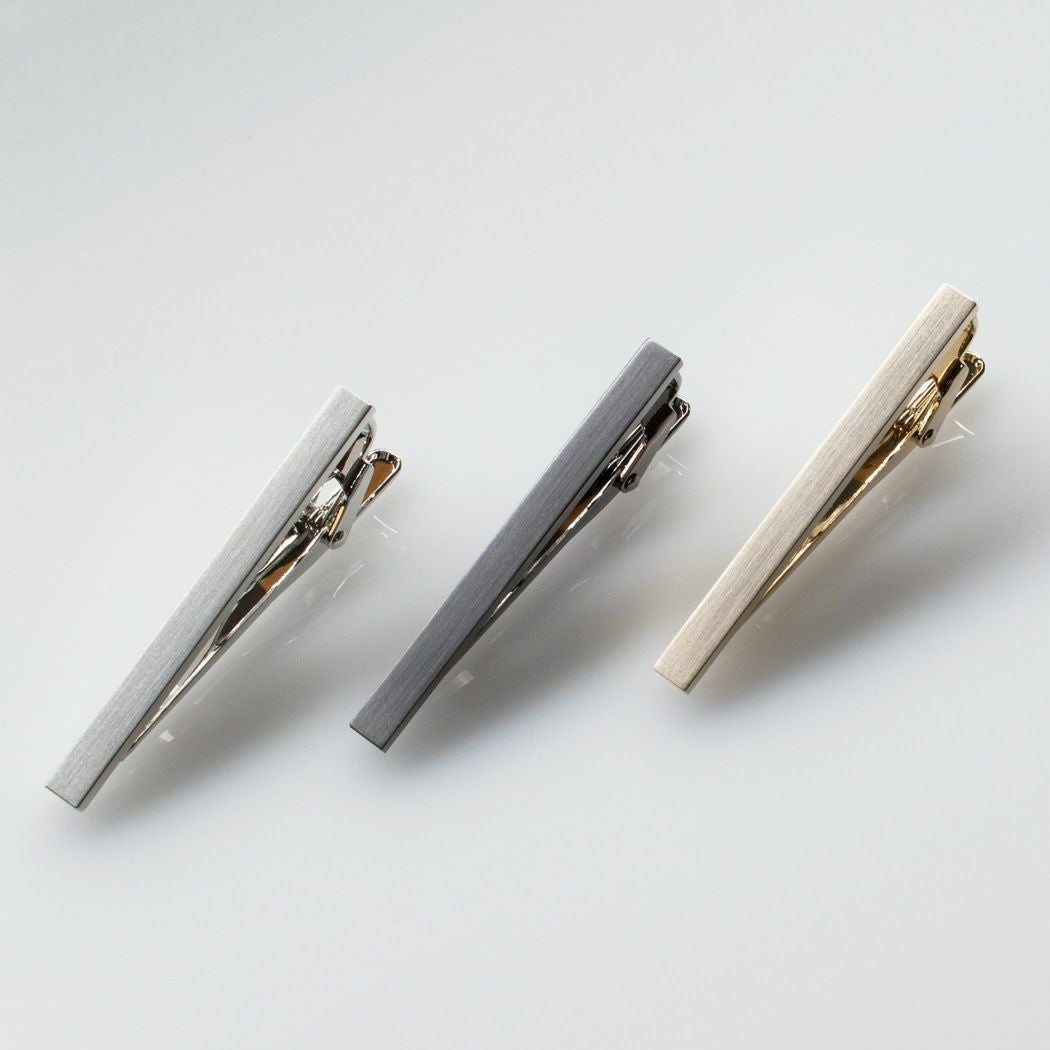 純】 ネクタイピン 3本セット ワニロ式 名入れ可 Tps-043-3set