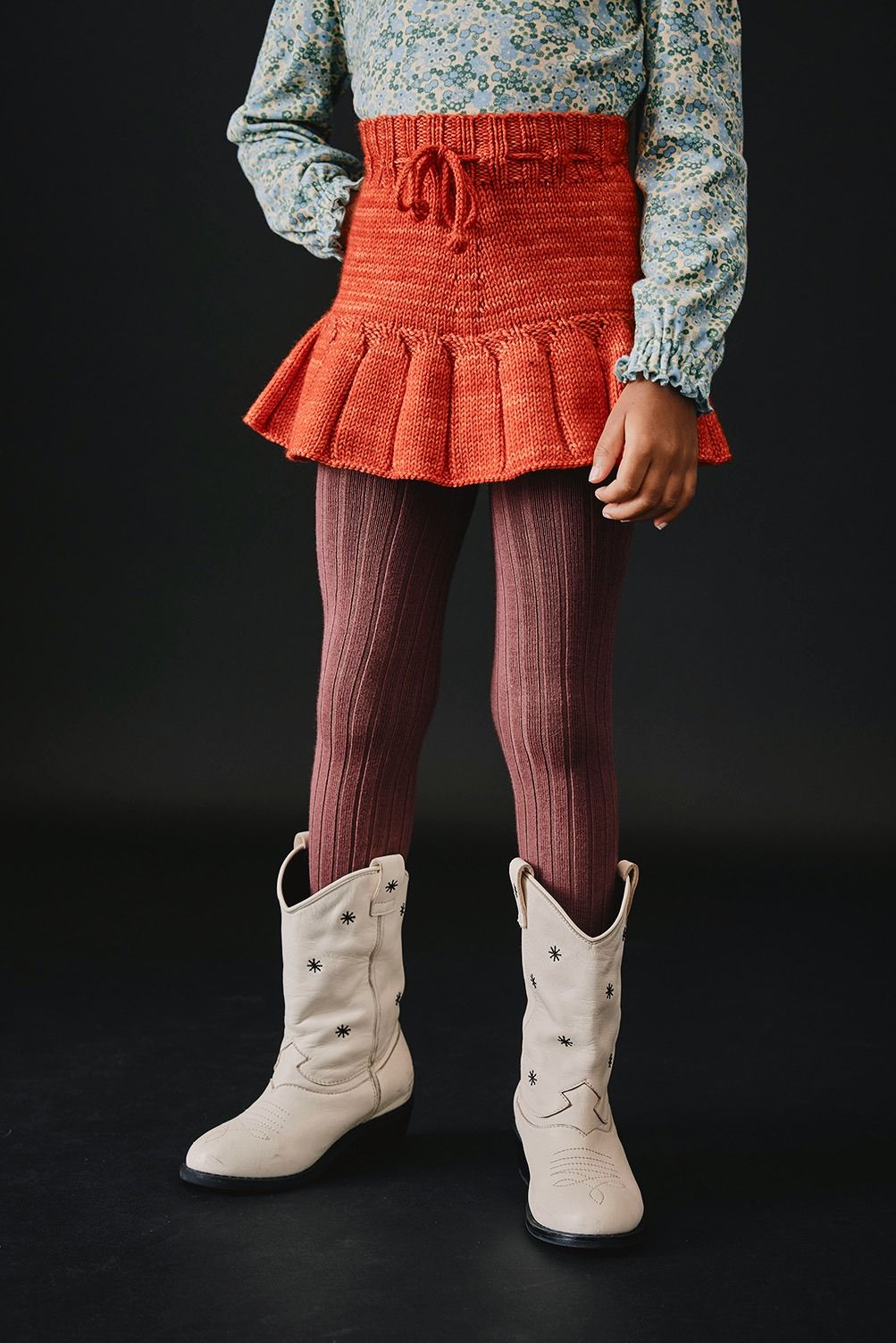 Misha & Puff 赤 Skating Pond Skirt Skating Pond Skirt | Red Flame