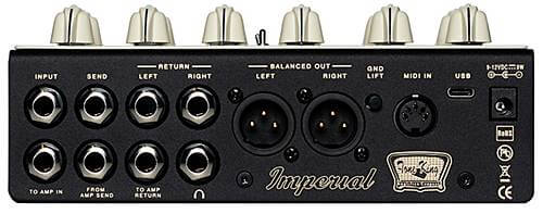 Tone King Imperial Preampは、真空管12AX7搭載の2chのチューブ