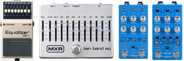 ブースターとしても優秀！BOSSのグラフィックイコライザーGE-7の