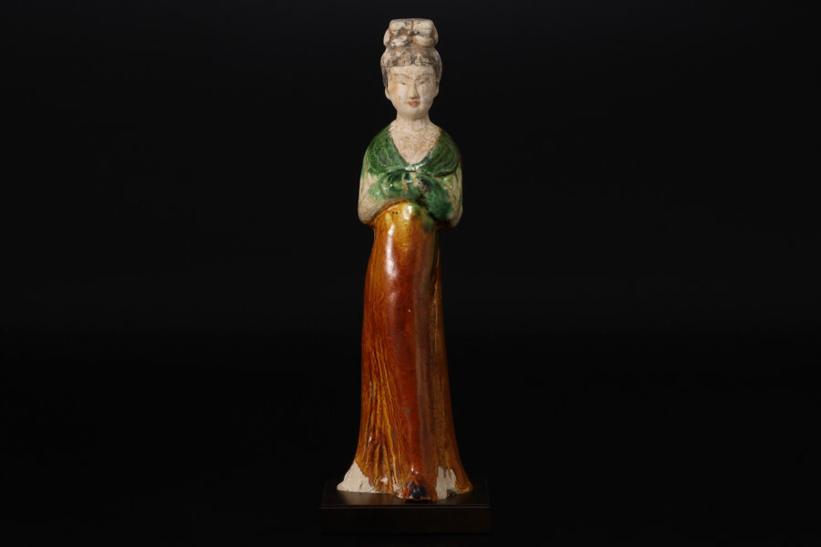 唐三彩美人俑（唐時代） - 天平堂（TENPYODO）