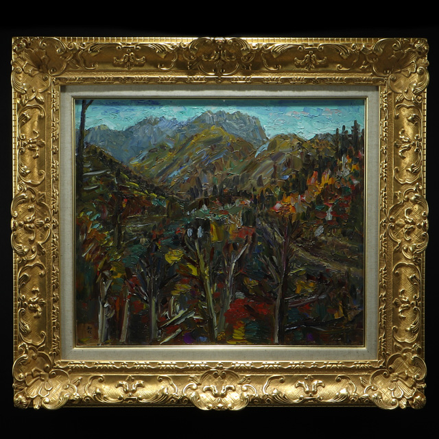 小林和作紀州の海です。小林和作は梅原龍三郎の弟子です。 小林和作