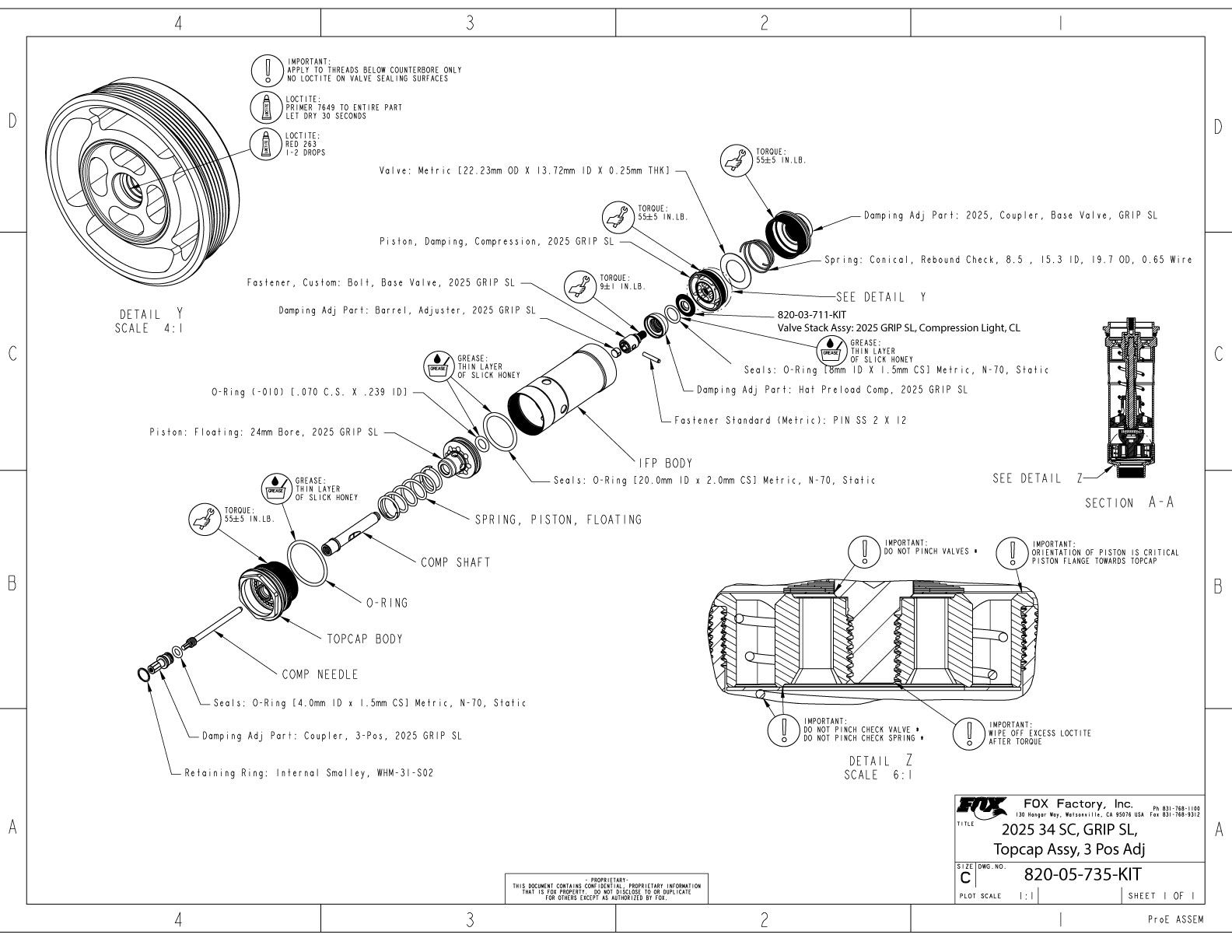 34mm Step-Cast Part Information | Bike Tech Help Center | FOX