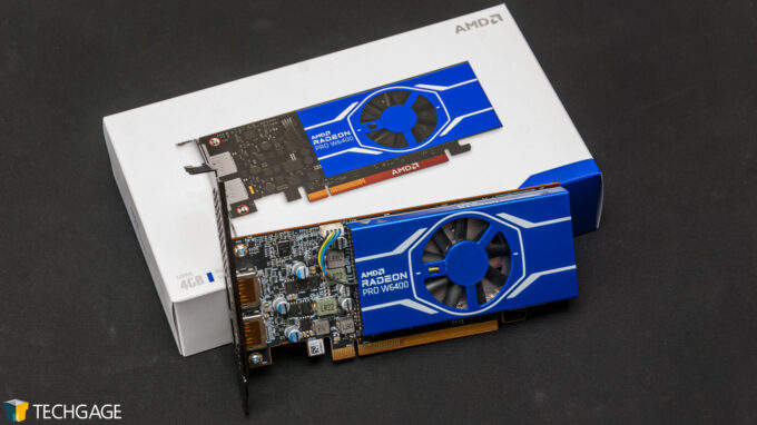 AMD's Budget RDNA2 For Workstation Solution: Radeon Pro W6400