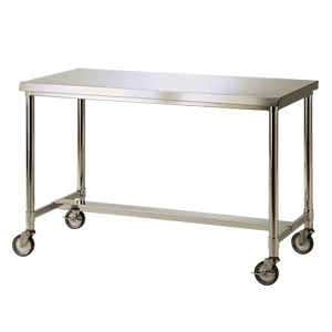 キャスター付 ステンレス作業台 MT型（200㎏） - 製品情報 株式会社