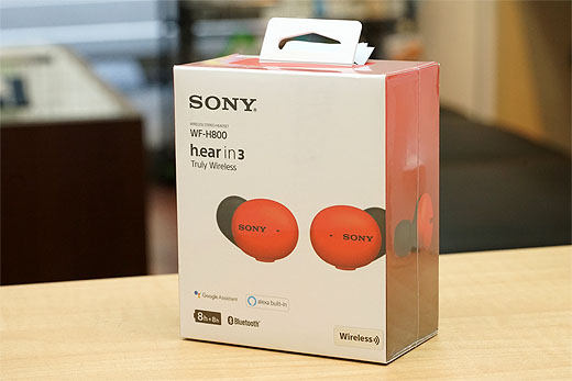 レビュー】カラフルワイヤレスヘッドホン『WF-H800』開梱レポート