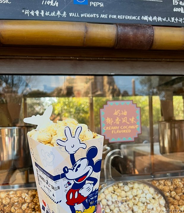 上海ディズニーランドで買えるポップコーン事情(2025年2月時点)