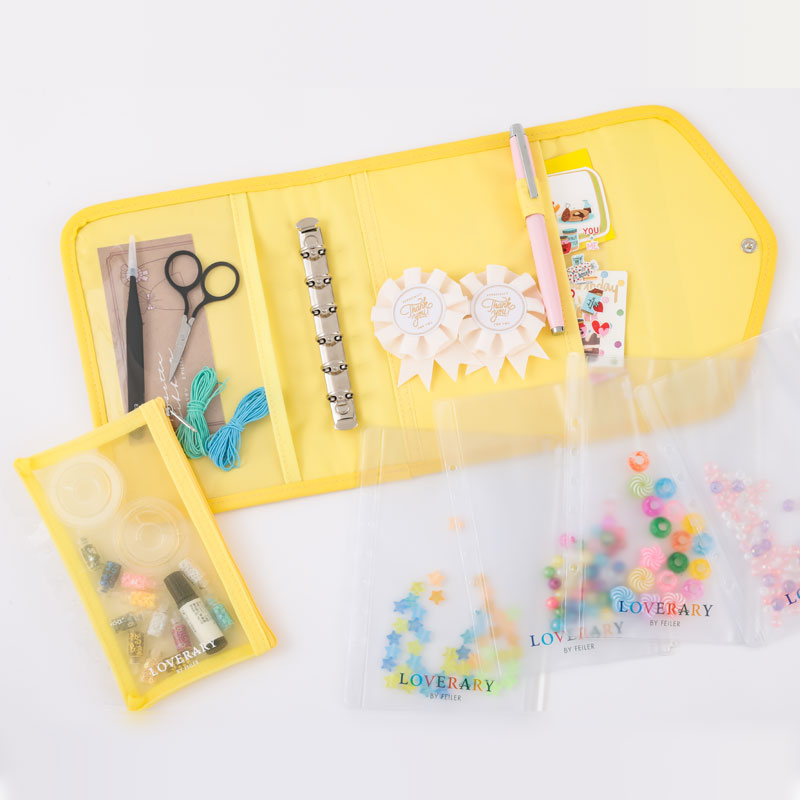 LOVERARY BY FEILER 多機能ケースBOOK LEMON DOTS special package
