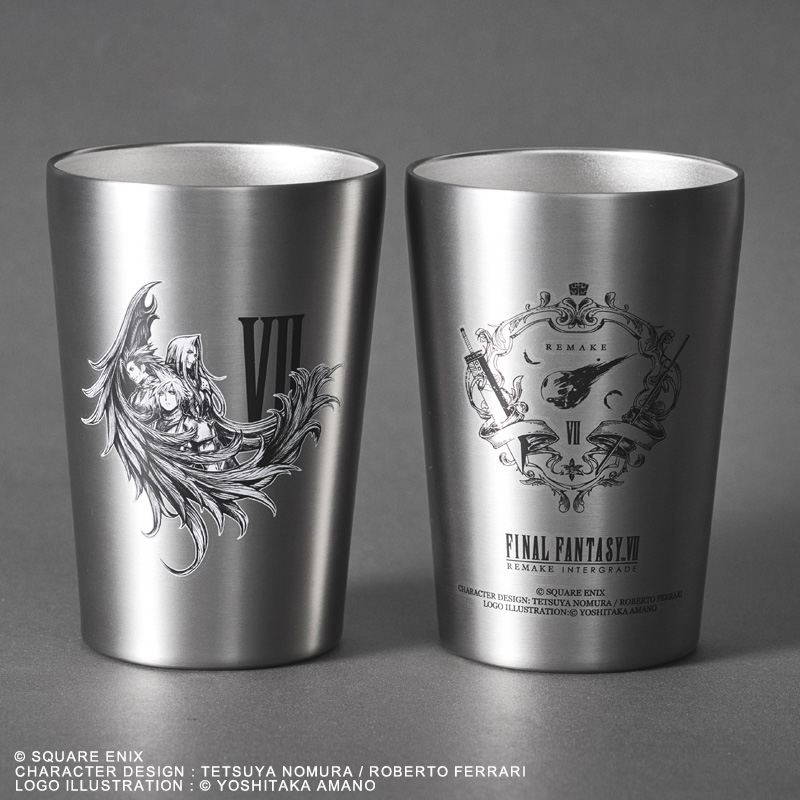 FINAL FANTASY Ⅶ REMAKE INTERGRADE CUP COFFEE TUMBLER BOOK SILVER