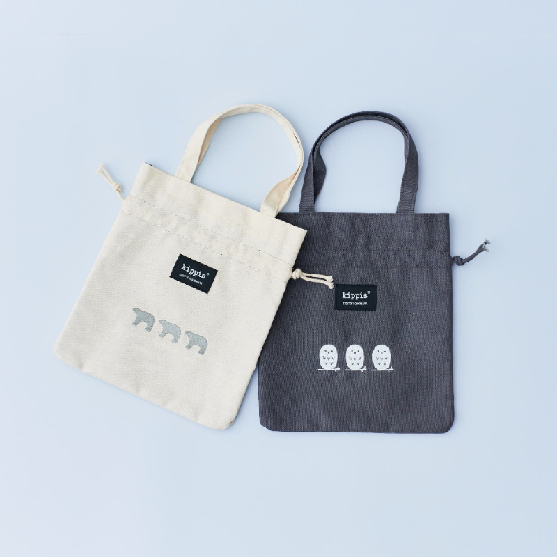 kippis 巾着ミニトートバッグ チャコールグレー│宝島社の通販 宝島