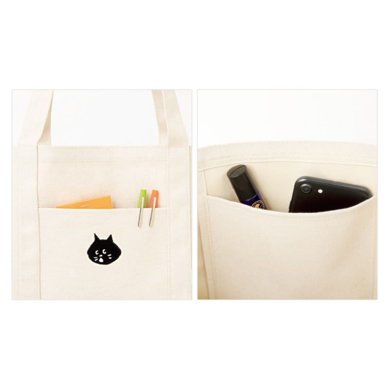 しろにゃ様オーダーページ♡夜まで待てない♡猫柄♡トートバッグ