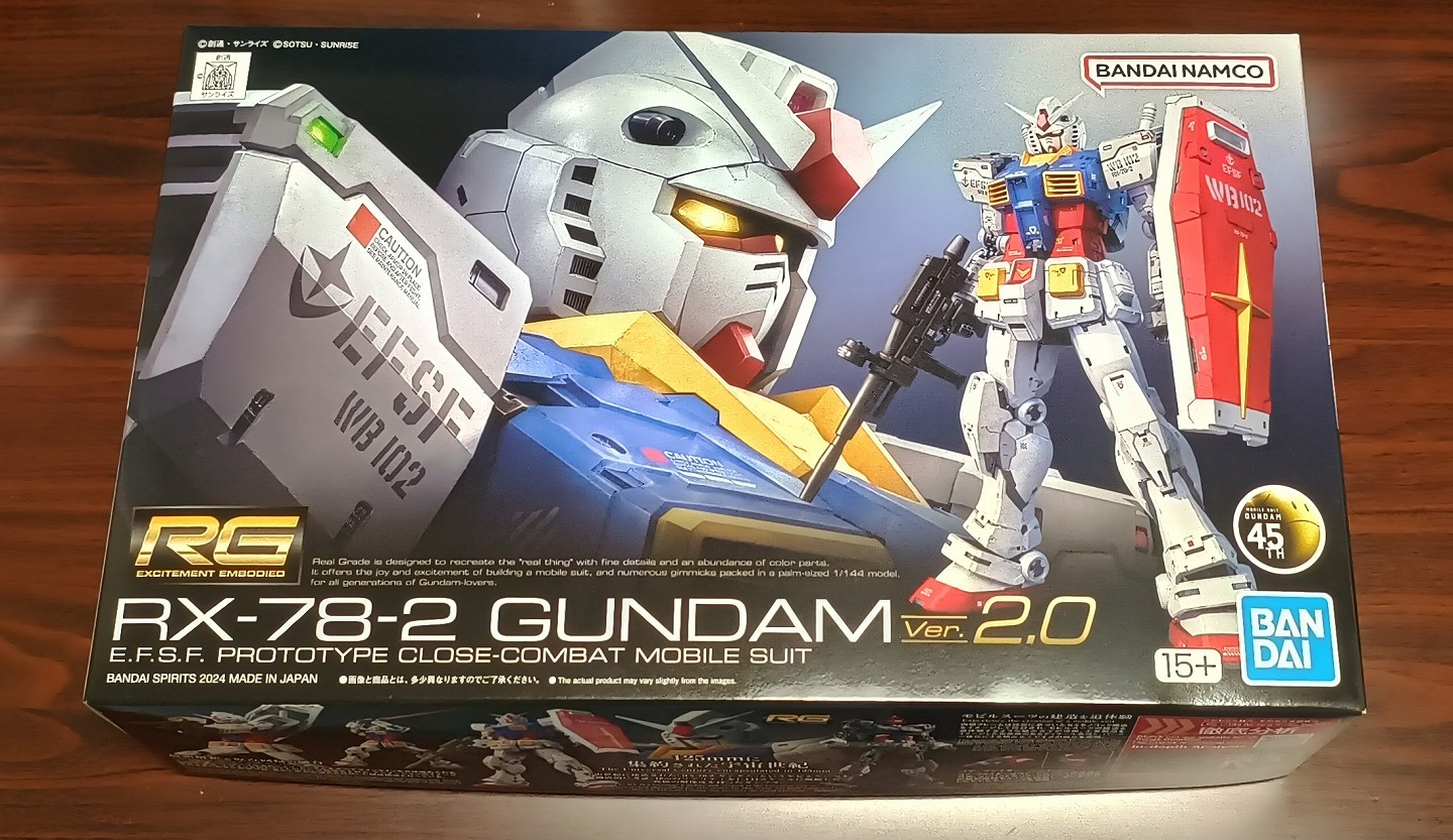 RG 1/144 RX-78-2 ガンダム Ver.2.0」を購入しました。 | とかとか。